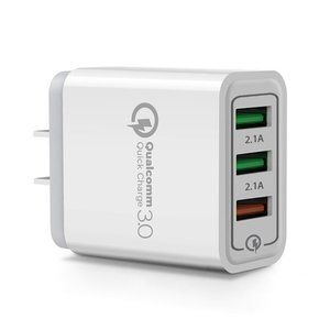 QC 3.0 USB Wall Charger 5V/2.1A Quick Adapter
